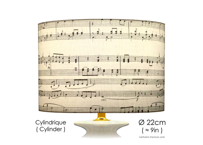 Lampshade Music Notes 2