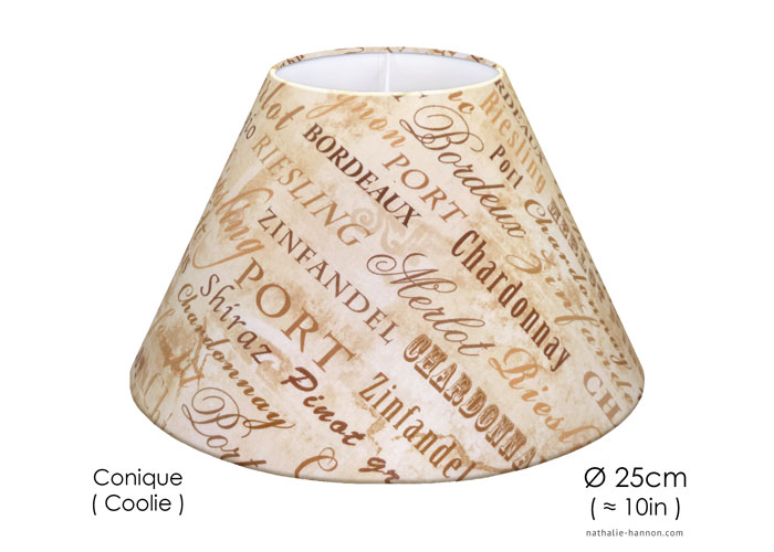 Lampshade Les Vins - Beige