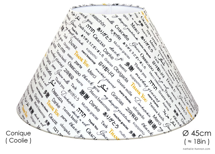 Lampshade Merci - Thank you