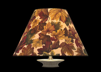 Lampshades Autumn Leaves - Brown