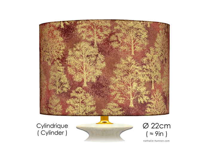 Lampshade Trees - Gold