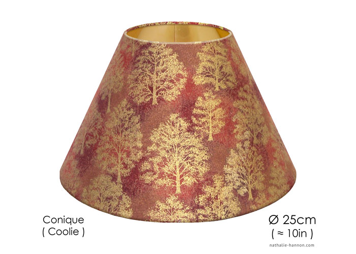 Lampshade Trees - Gold