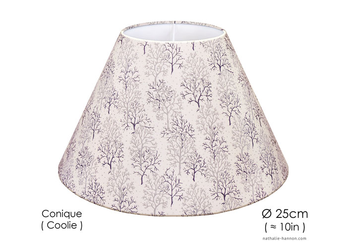 Lampshade Snow Trees