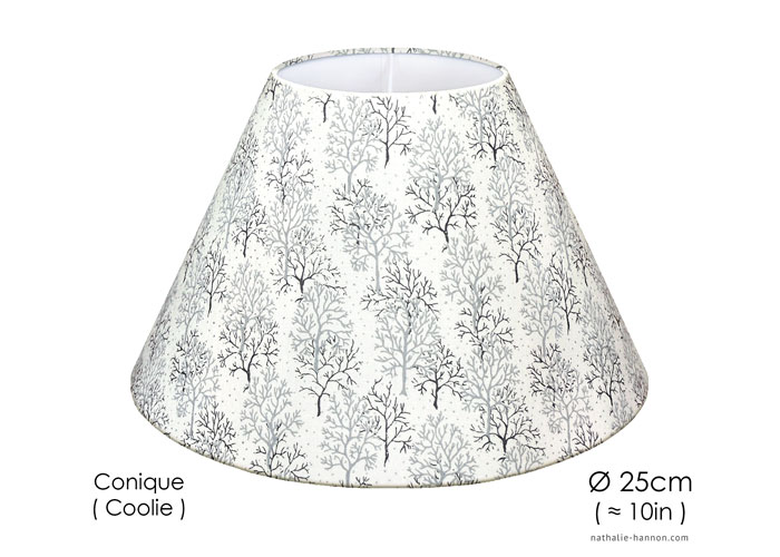 Lampshade Snow Trees