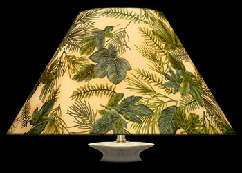 Lampshades Leaves and Ferns