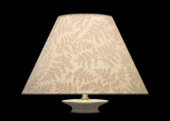 Lampshades Ferns - White