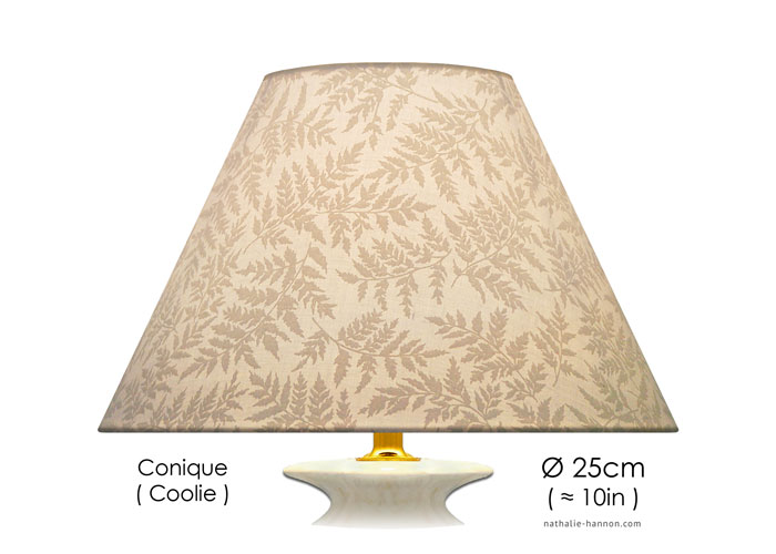 Lampshade Ferns - White