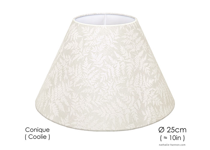 Lampshade Ferns - White