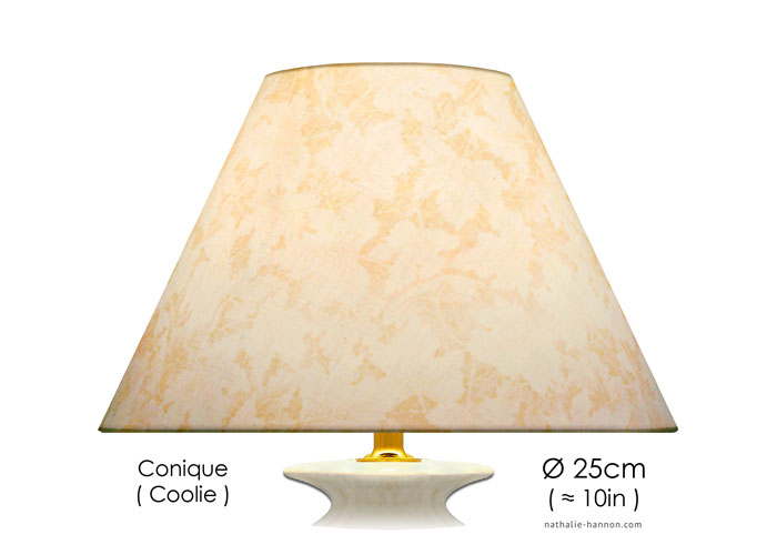 Lampshade Maple Leaves - Cream