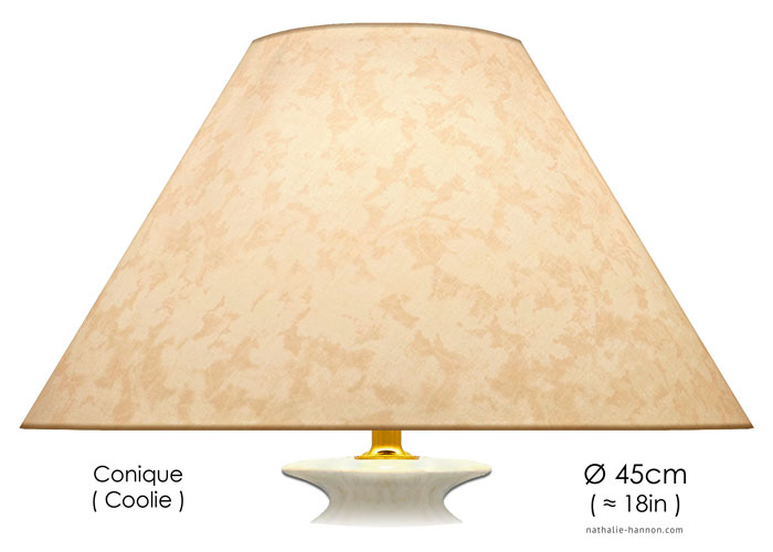 Lampshade Maple Leaves - Cream