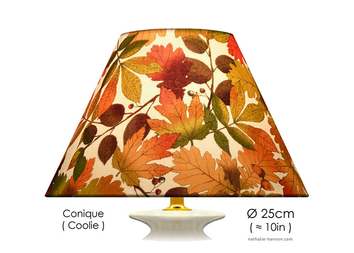 Lampshade Feuilles d'Automne