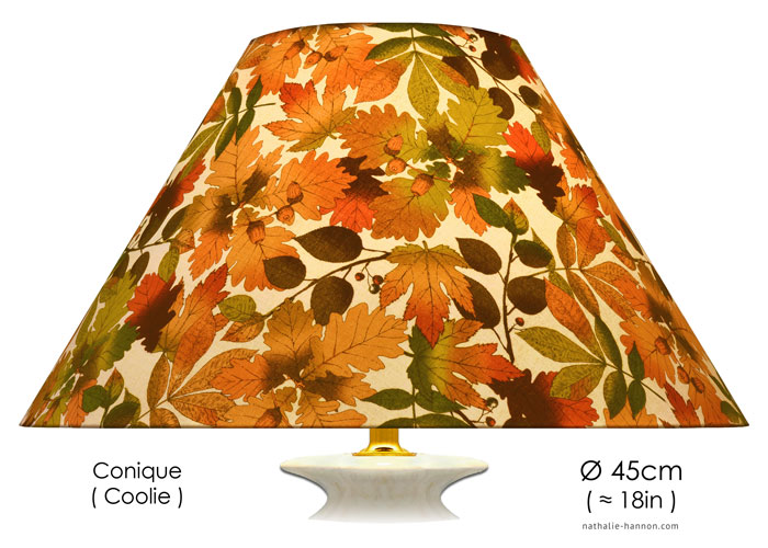 Lampshade Feuilles d'Automne