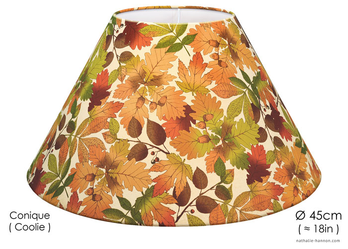 Lampshade Feuilles d'Automne