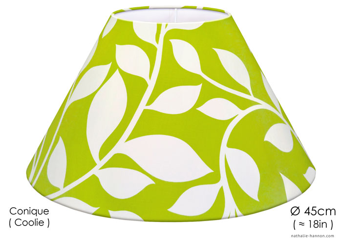 Lampshade Grandes Feuilles de Vigne