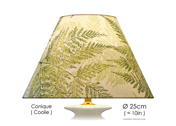 Lampshade Spring Green Ferns