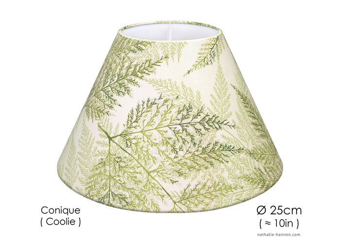 Lampshade Spring Green Ferns