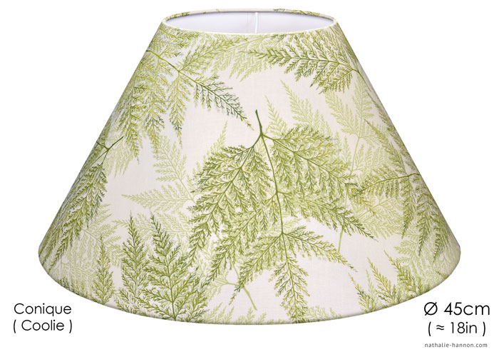 Lampshade Spring Green Ferns