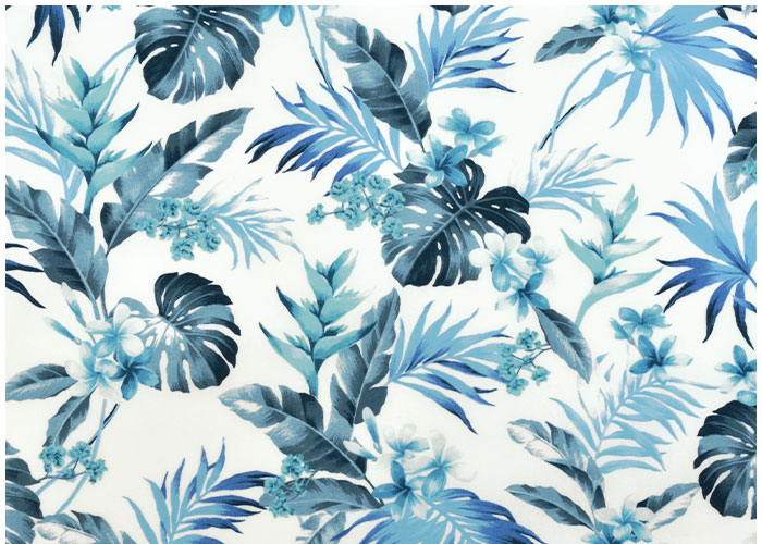 Lampshade Blue Foliage Paradise