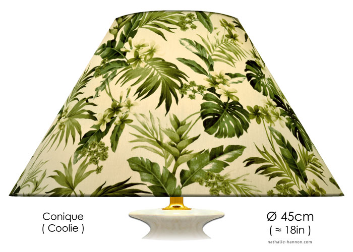 Lampshade Green Foliage Paradise