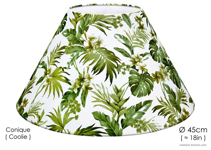 Lampshade Green Foliage Paradise