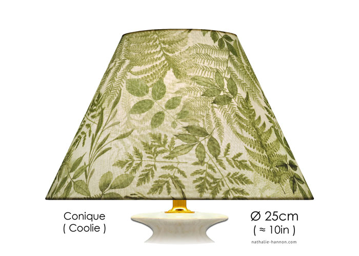 Feuilles et Fougères Lampshade Feuilles et Fougères