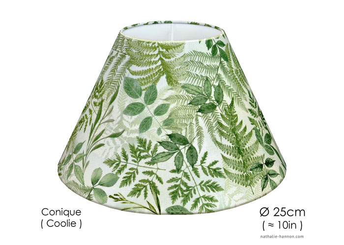 Feuilles et Fougères Lampshade Feuilles et Fougères