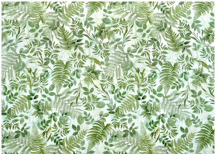 Feuilles et Fougères Lampshade Feuilles et Fougères
