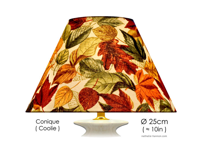 Feuillage d'Automne Lampshade Feuillage d'Automne