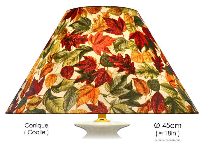 Feuillage d'Automne Lampshade Feuillage d'Automne