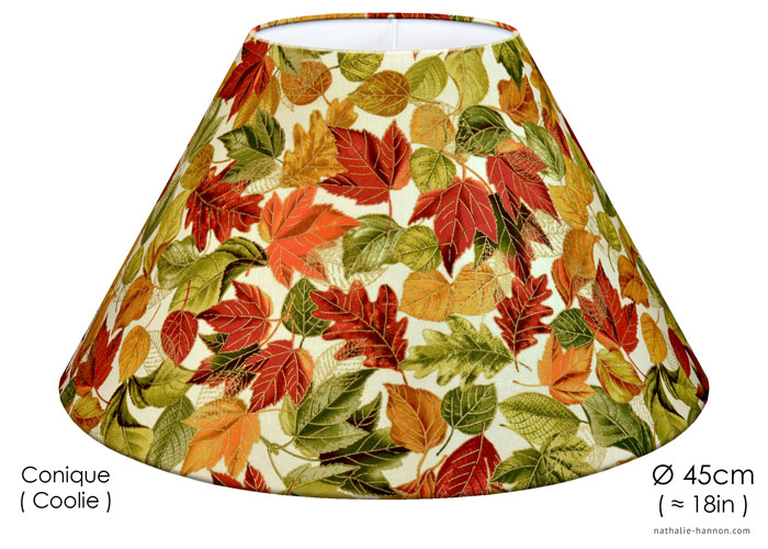Feuillage d'Automne Lampshade Feuillage d'Automne