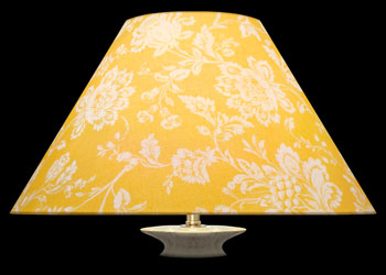 Lampshades Floraux Provençaux - Jaune