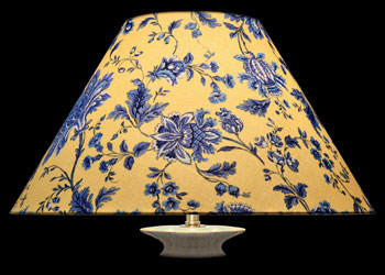 Lampshades Floraux Provençaux - Bleu