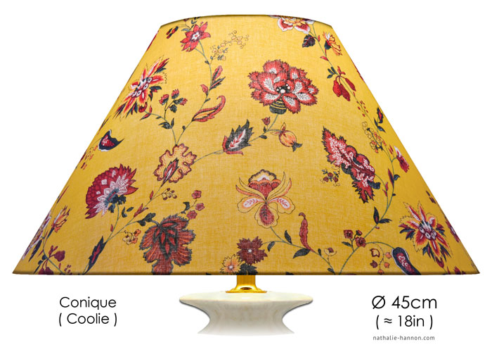 Lampshade Provençal - Jaune