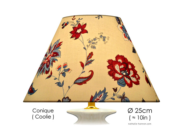 Lampshade Provençal - Crème