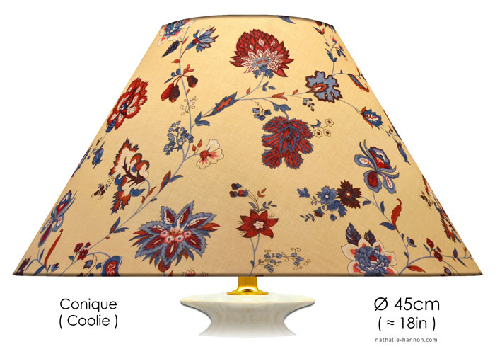 Lampshade Provençal - Crème