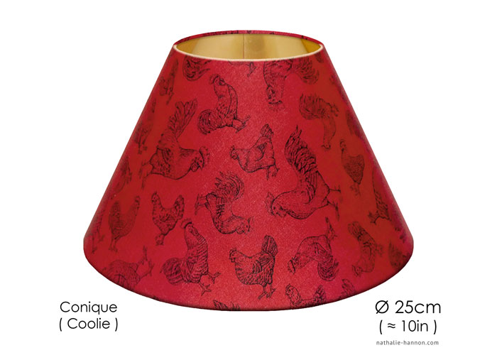 Lampshade Roosters