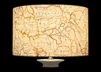 Lampshades Carte des Provinces