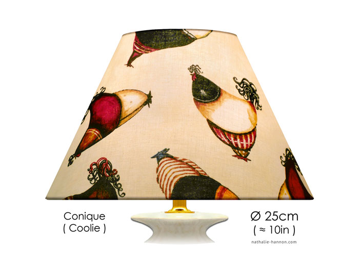Lampshade Country Hens