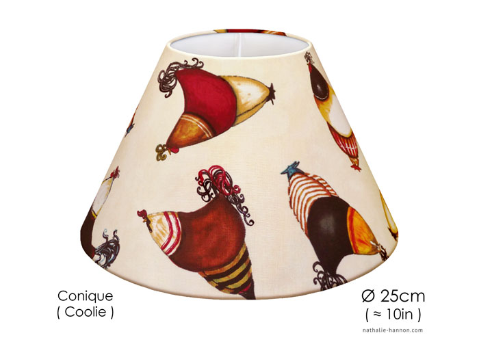 Lampshade Country Hens