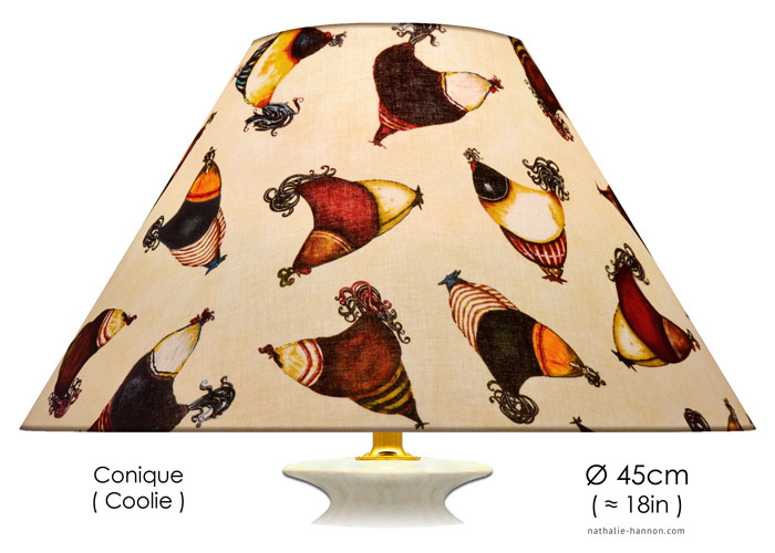 Lampshade Country Hens