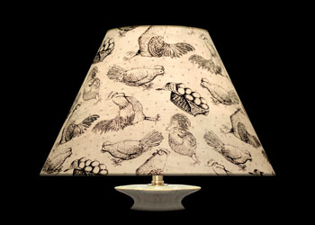 Lampshades Roosters and Eggs
