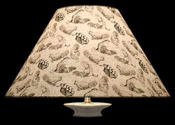 Lampshades Roosters and Eggs