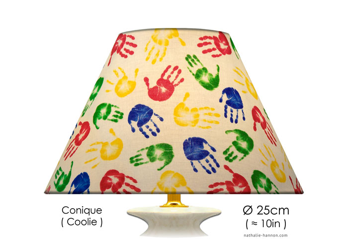 Lampshade Tiny Hand Prints