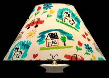 Lampshades Dessins d\'Enfants