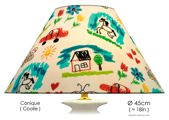 Lampshade Dessins d'Enfants