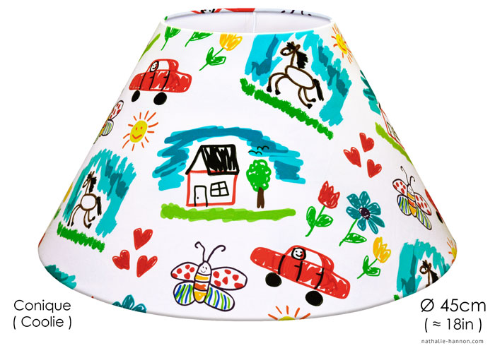 Lampshade Dessins d'Enfants