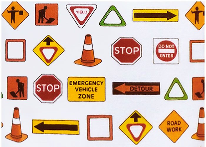 Lampshade Road Signs